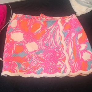 Lilly Pulitzer Creamsicle Skort